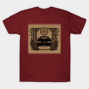 a black car between the woods T-Shirt